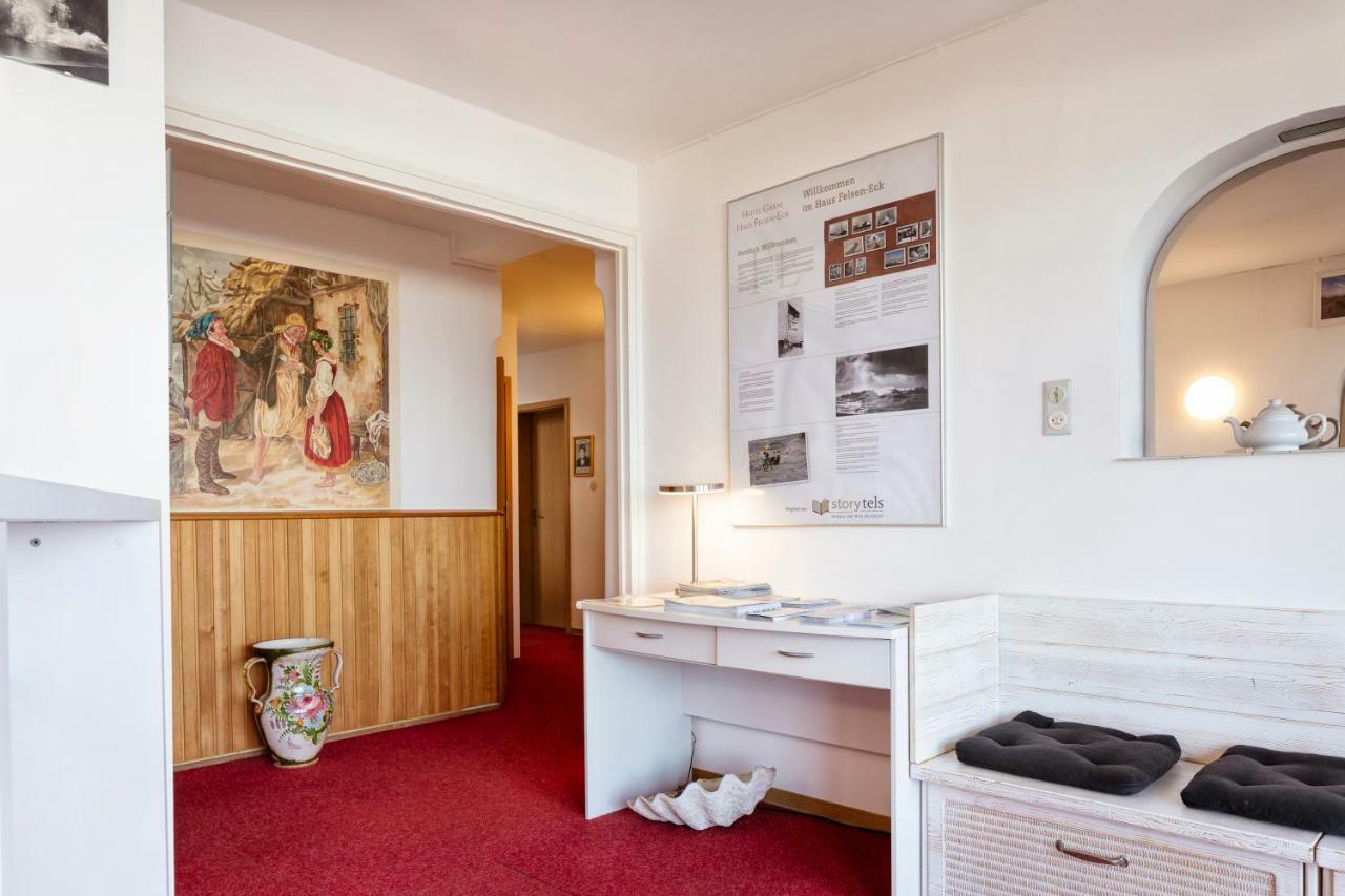 Hotel Felsen-Eck Heligoland Exterior foto